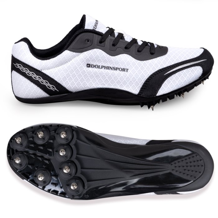 Шиповки KR-078 черно-белые