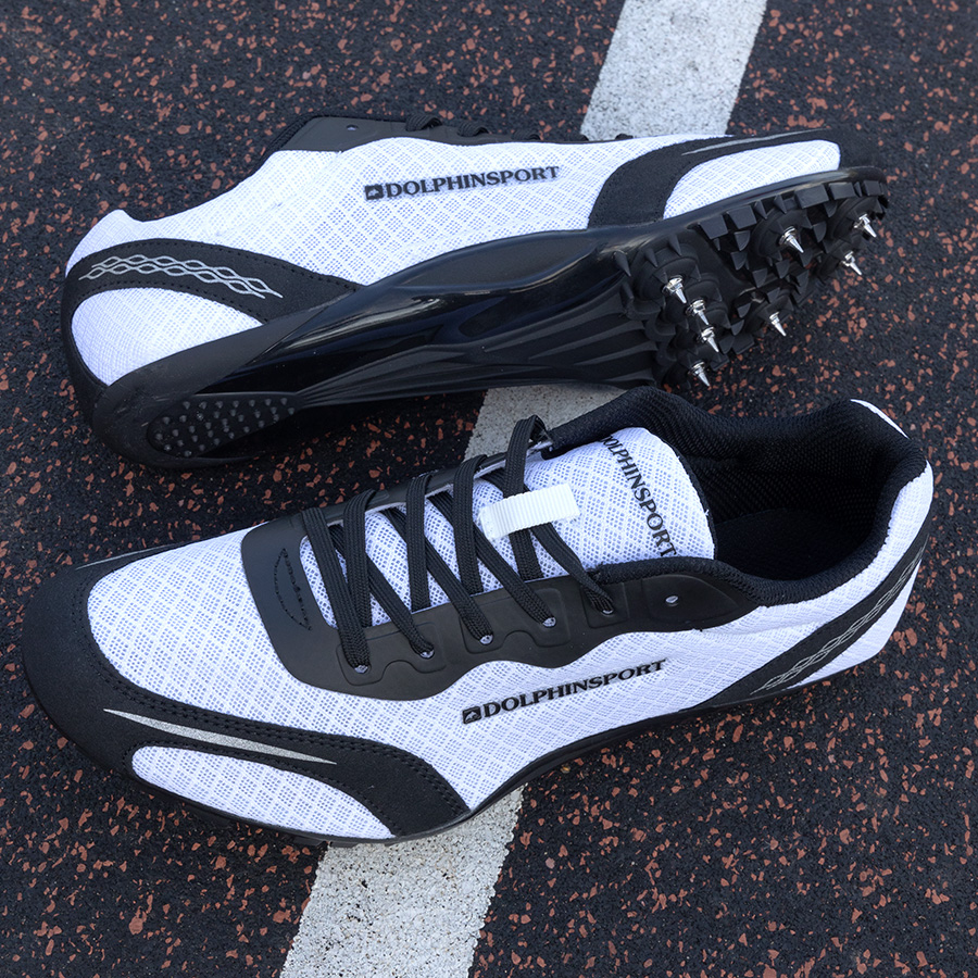 Шиповки KR-078 черно-белые