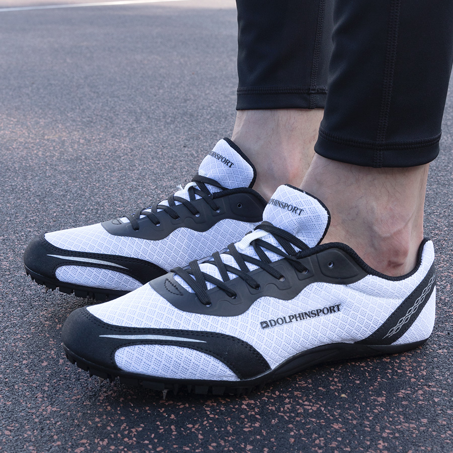 Шиповки KR-078 черно-белые