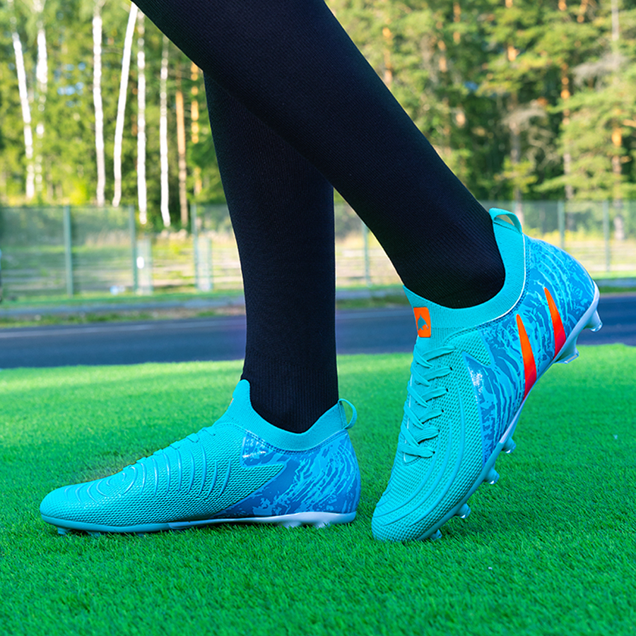 Бутсы футбольные KR-208 бирюзовые