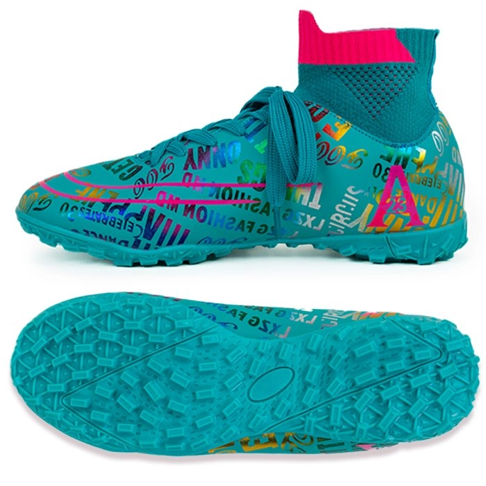 Бутсы футбольные KR-179 бирюзовый