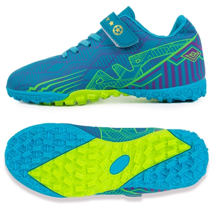 Бутсы футбольные KR-186 бирюзовый