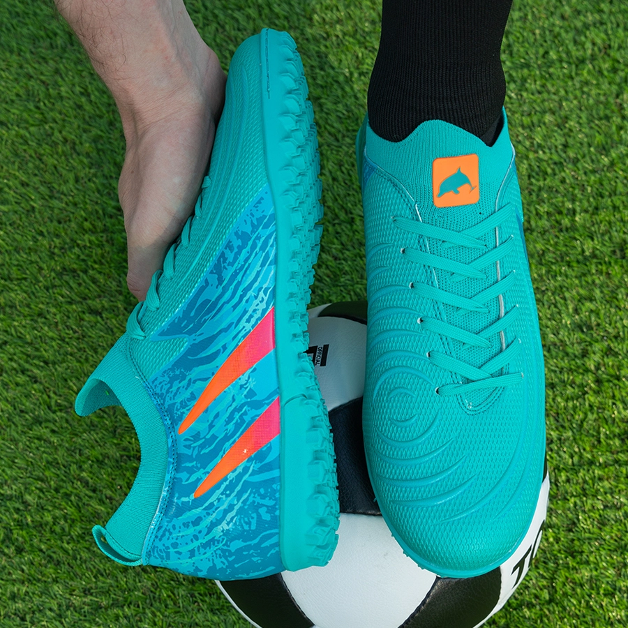 Бутсы футбольные KR-201 бирюзовые