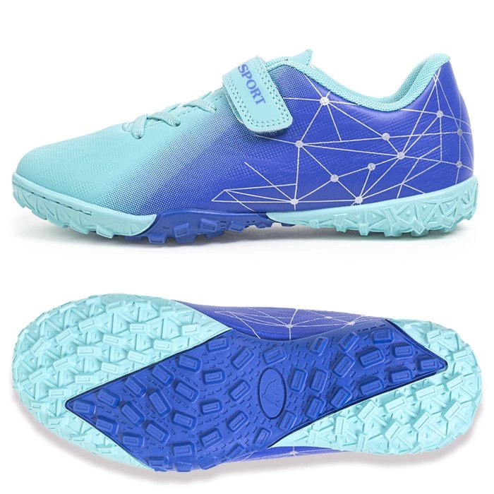 Бутсы футбольные KR-197 сине-голубые