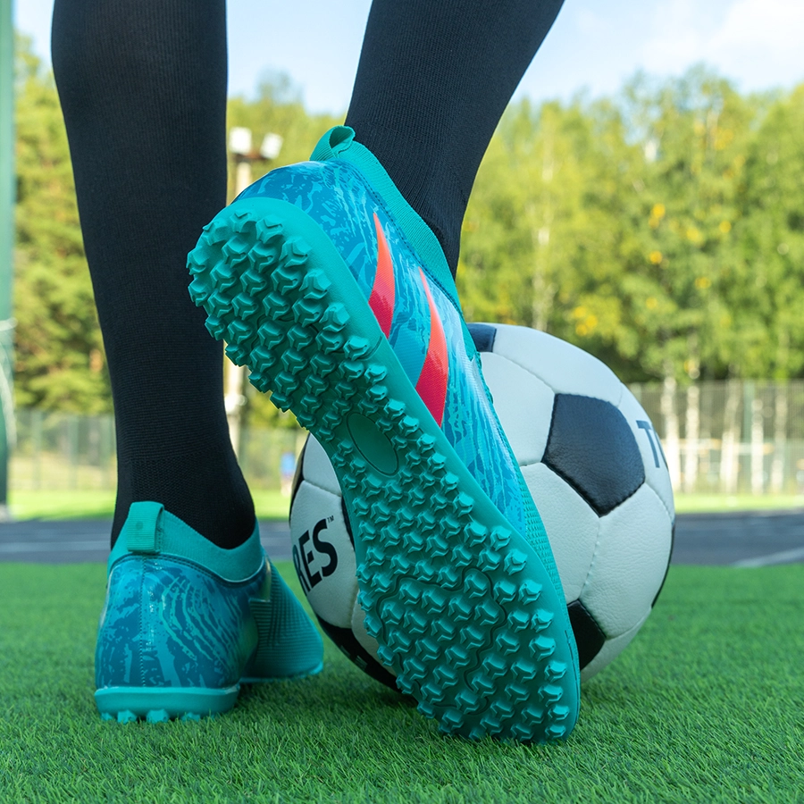 Бутсы футбольные KR-201 бирюзовые