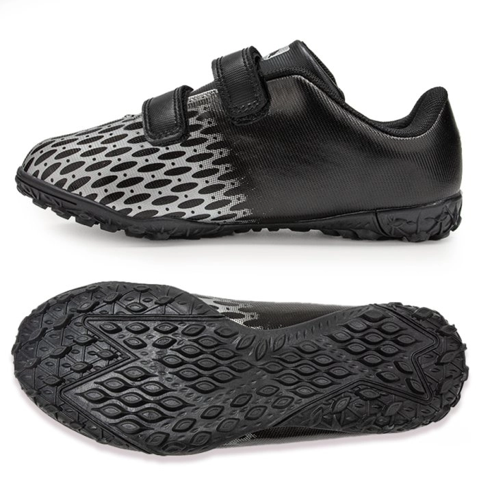 Бутсы футбольные KR-183 черно-серые