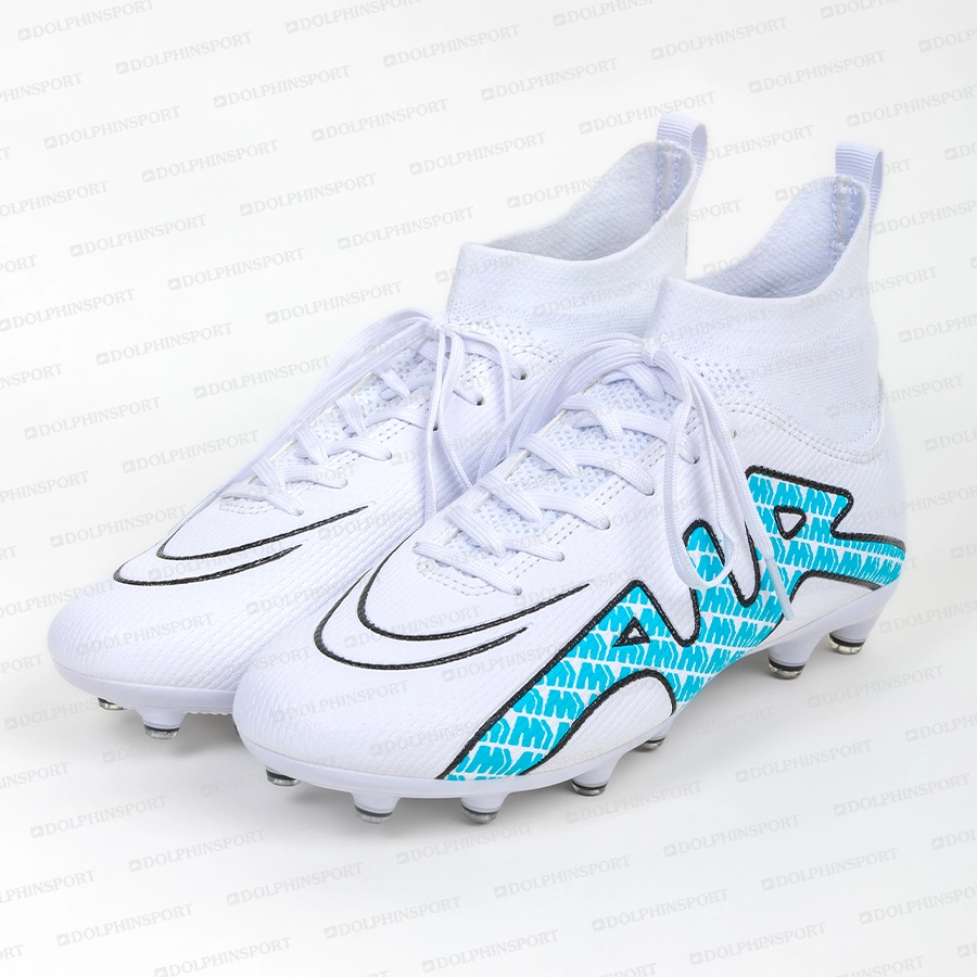 Бутсы футбольные KR-154 бело-синий