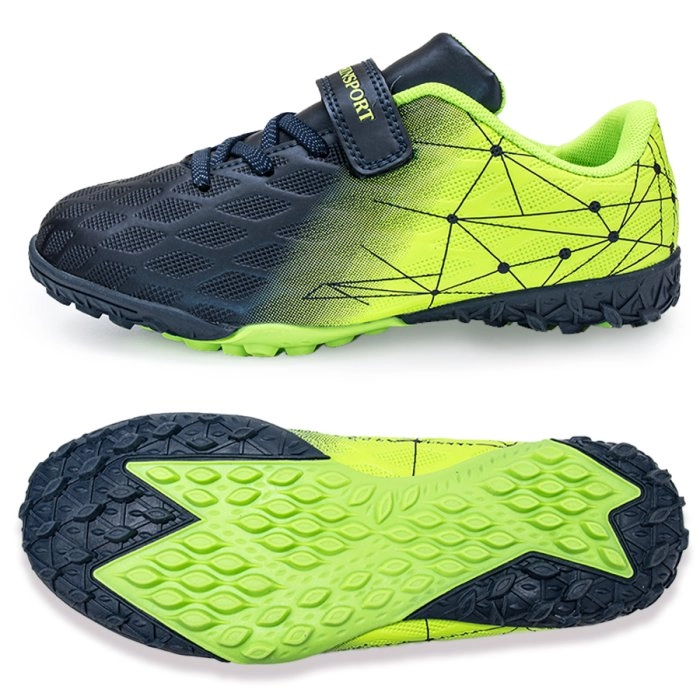 Бутсы футбольные KR-197 сине-зеленые