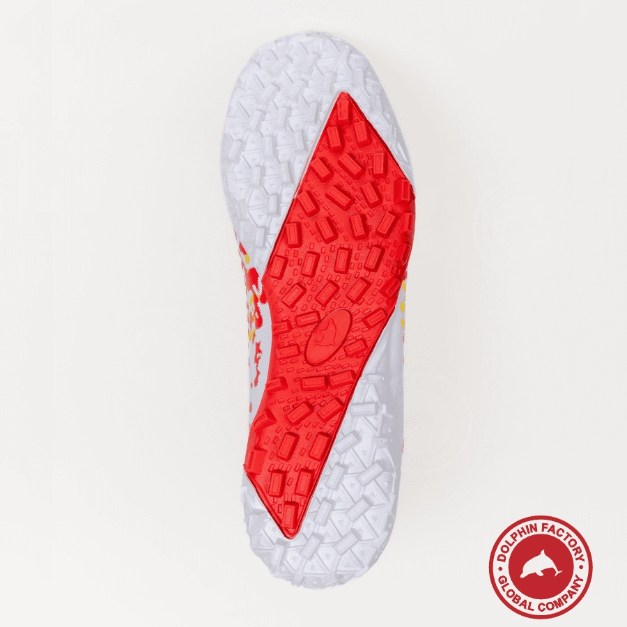 Бутсы футбольные KR-130/1 бело-красный