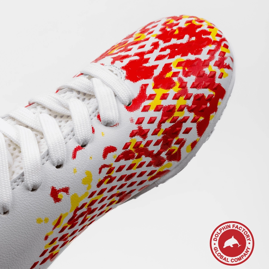 Бутсы футбольные KR-130/1 бело-красный