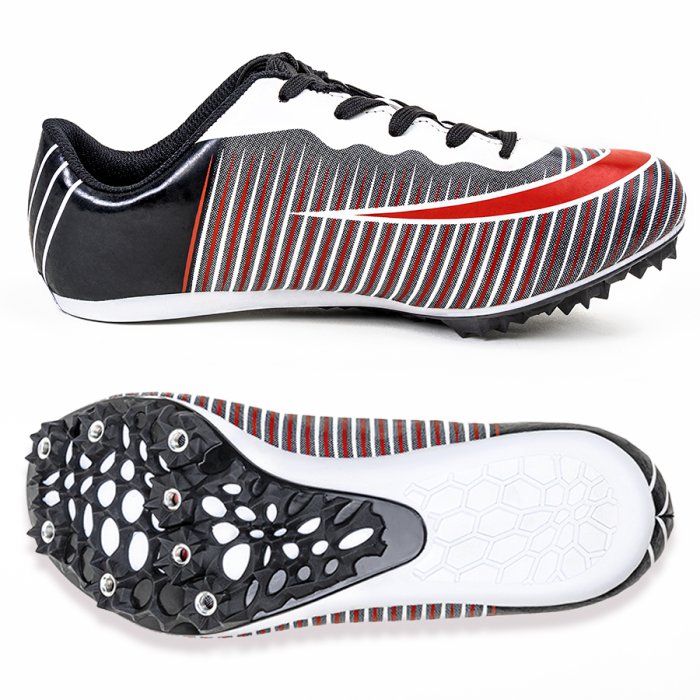 Шиповки KR-075 черно-красные