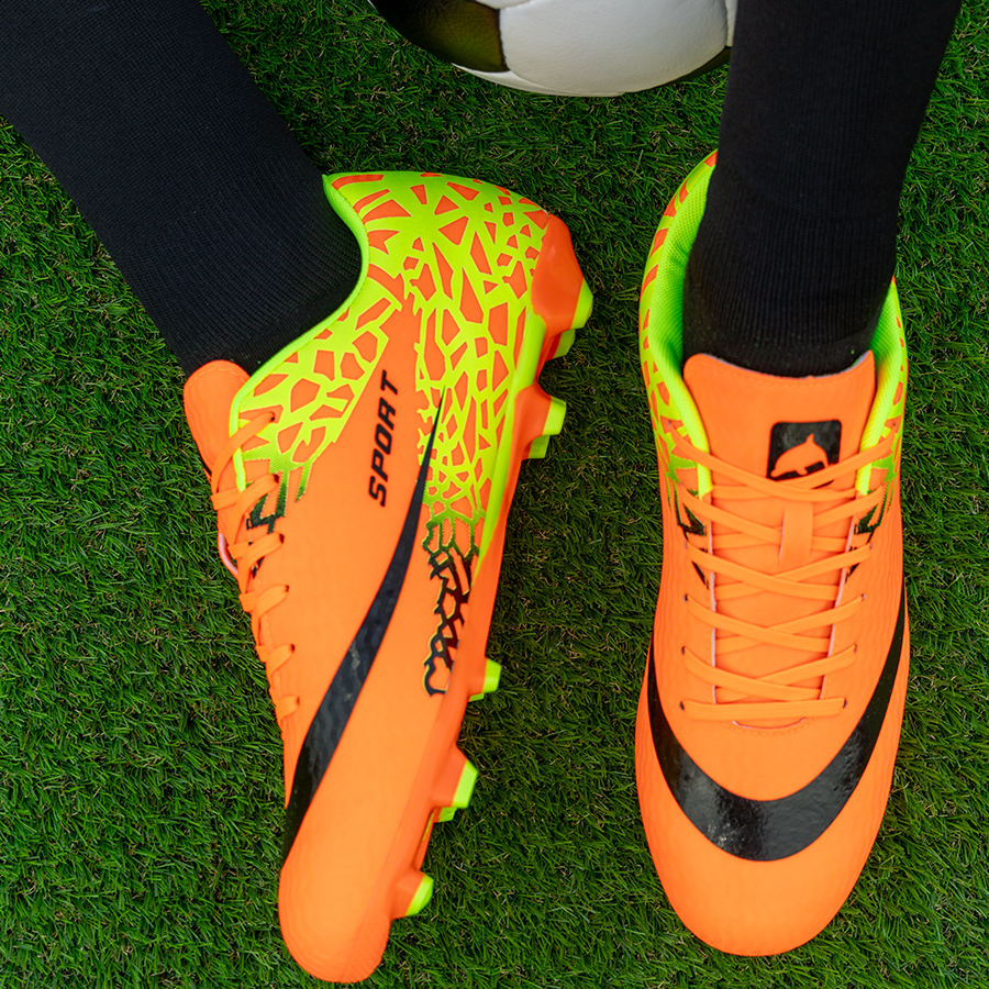 Бутсы футбольные KR-121 оранжевые