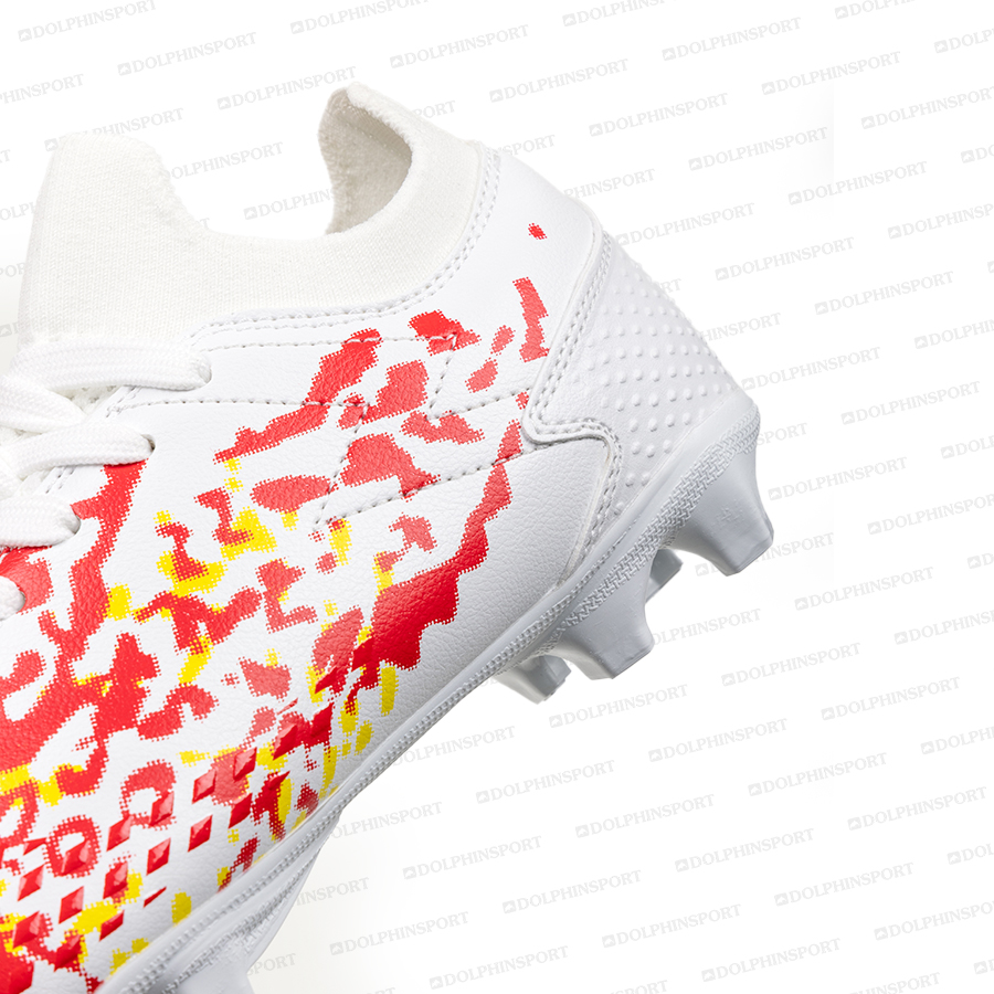 Бутсы футбольные KR-130 белый-черный