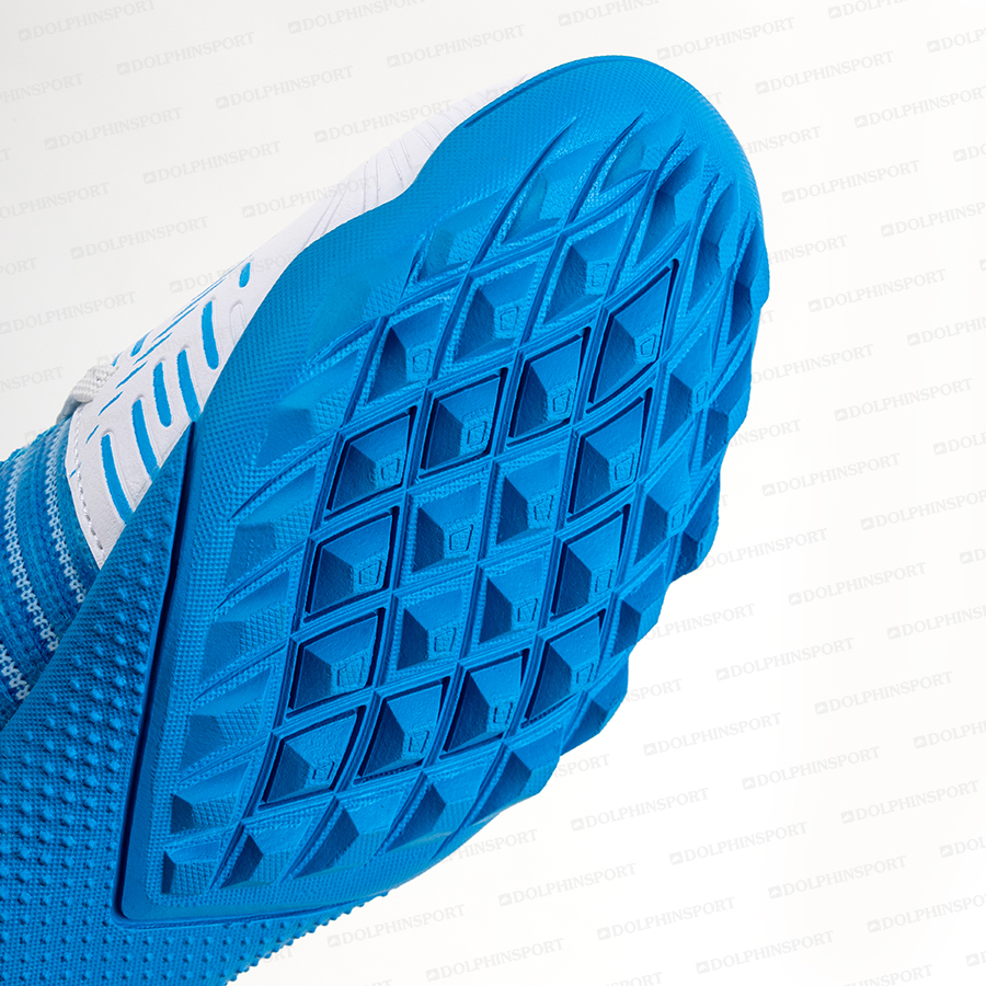 Бутсы футбольные KR-177 бело-голубой