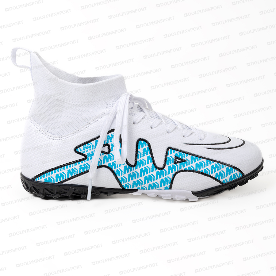 Бутсы футбольные KR-160 бело-синий