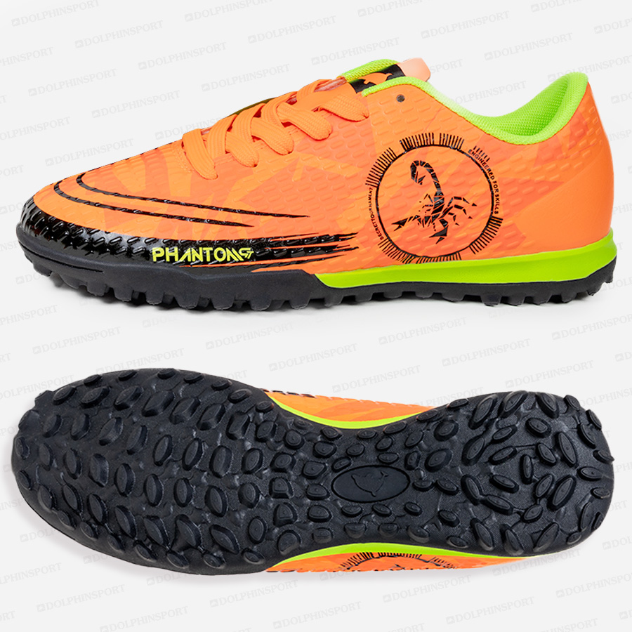 Бутсы футбольные KR-189 оранжевый