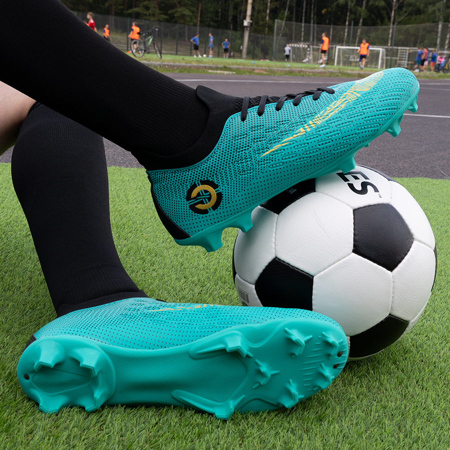 Бутсы футбольные KR-094 бирюзовые