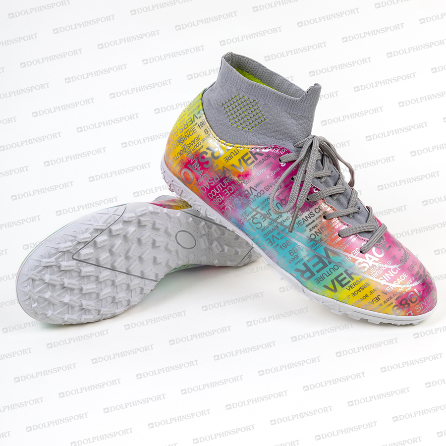 Бутсы футбольные KR-178 бело-розовый