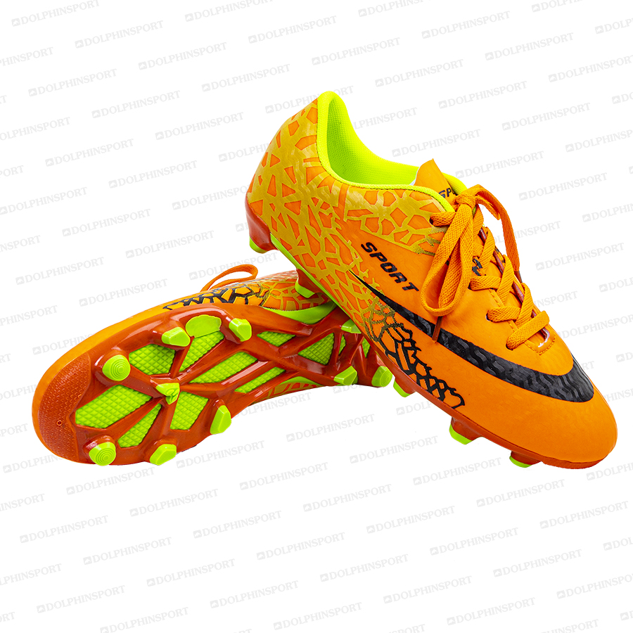 Бутсы футбольные KR-121 оранжевые