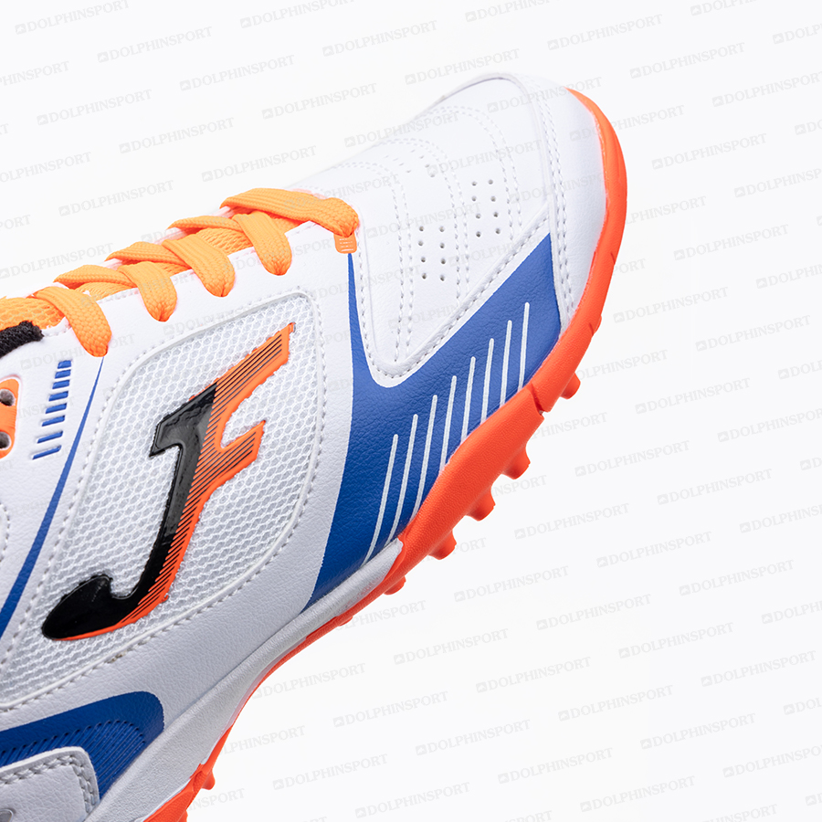 Бутсы футбольные KR-184 бело-оранжевый