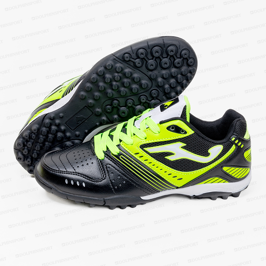 Бутсы футбольные KR-184 черно-зеленый