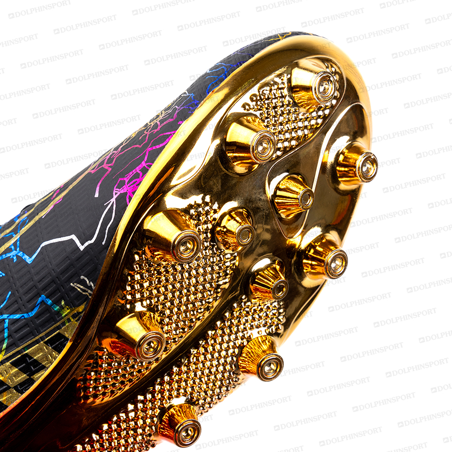 Бутсы футбольные KR-133 черный с золотом