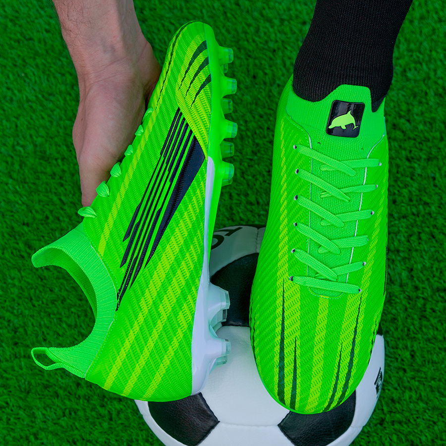 Бутсы футбольные KR-207 зеленые