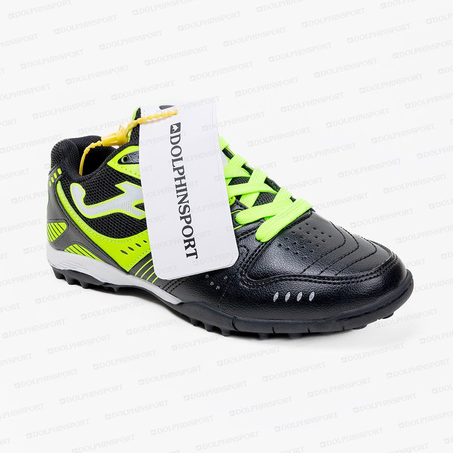 Бутсы футбольные KR-184 черно-зеленый