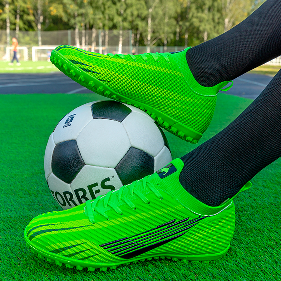 Бутсы футбольные KR-200 зеленые