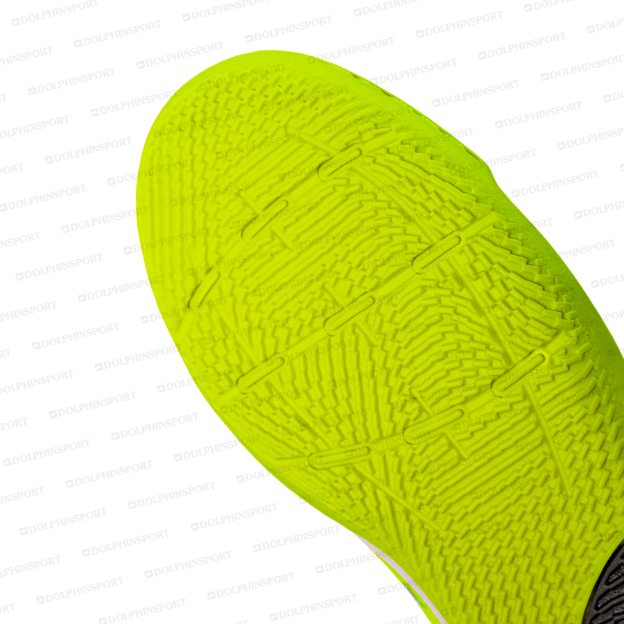 Бутсы футбольные KR-193/2 черно-салатовые