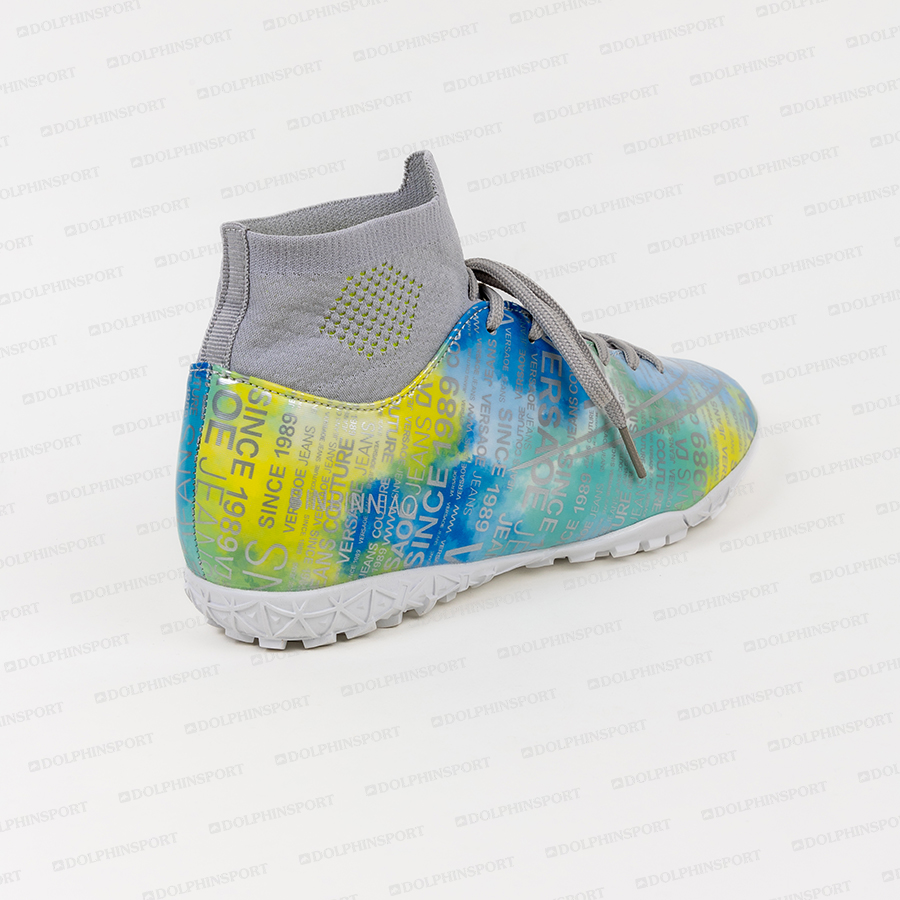 Бутсы футбольные KR-178 бело-голубой