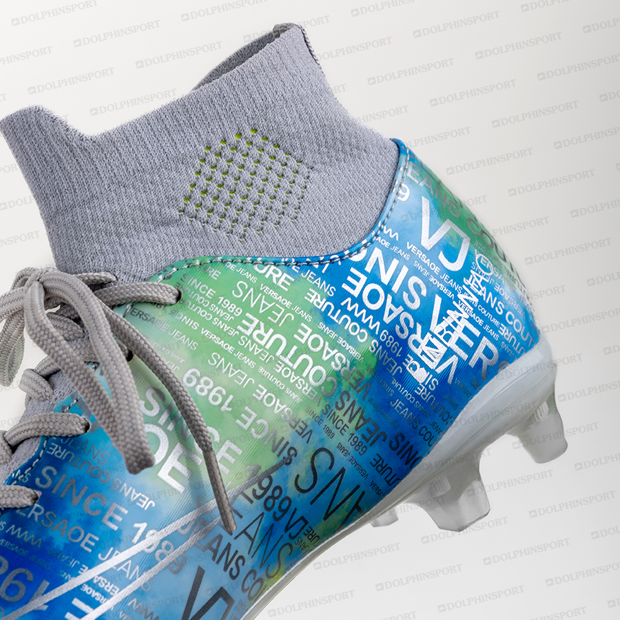 Бутсы футбольные KR-178/2 бело-голубой