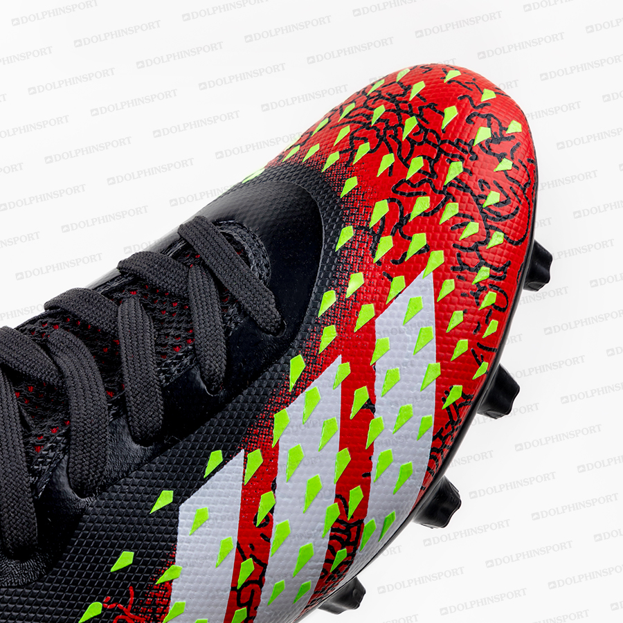 Бутсы футбольные KR-180/2 черно-красные