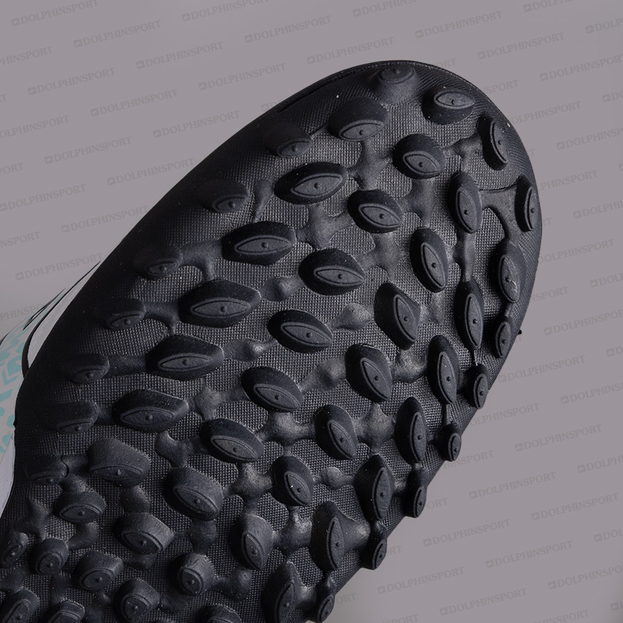 Бутсы футбольные KR-160 бело-бирюзовый