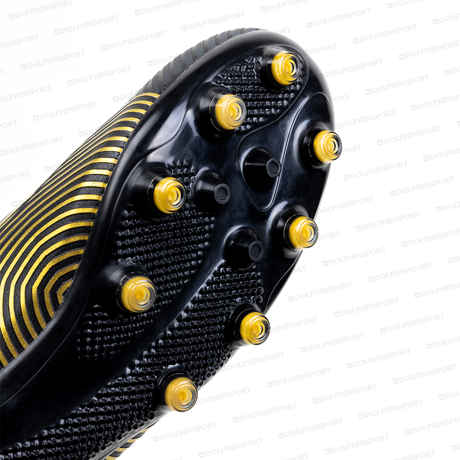 Бутсы футбольные KR-155 черно-золотой