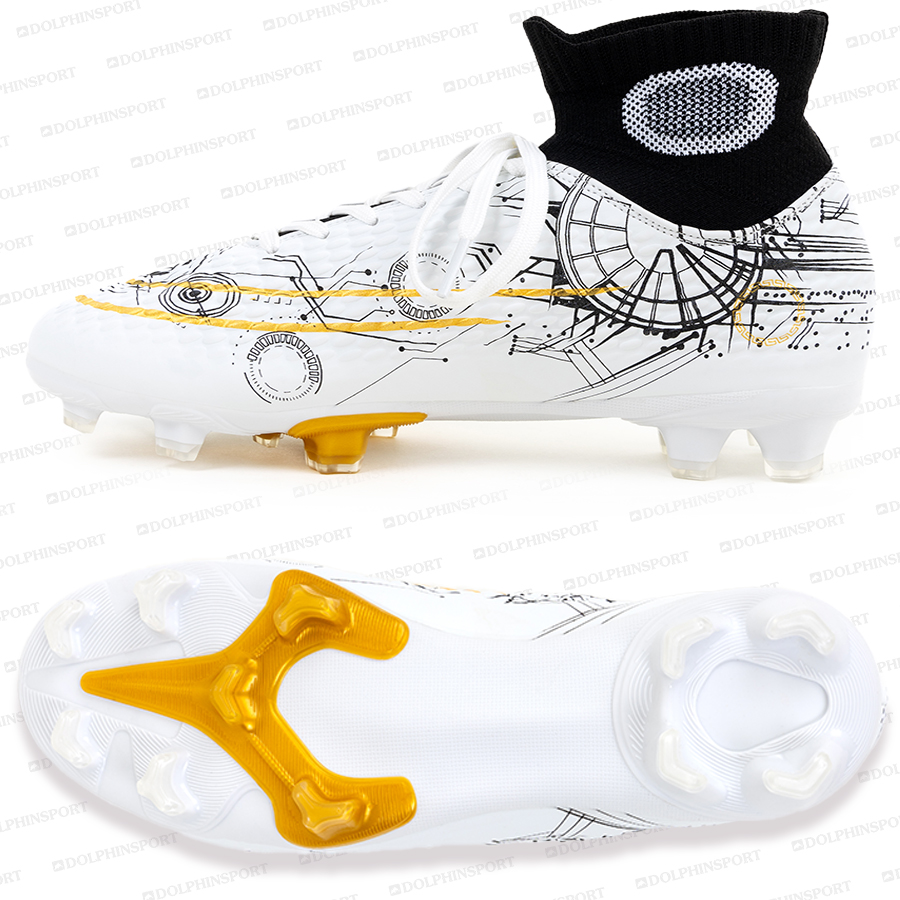 Бутсы футбольные KR-185 белый