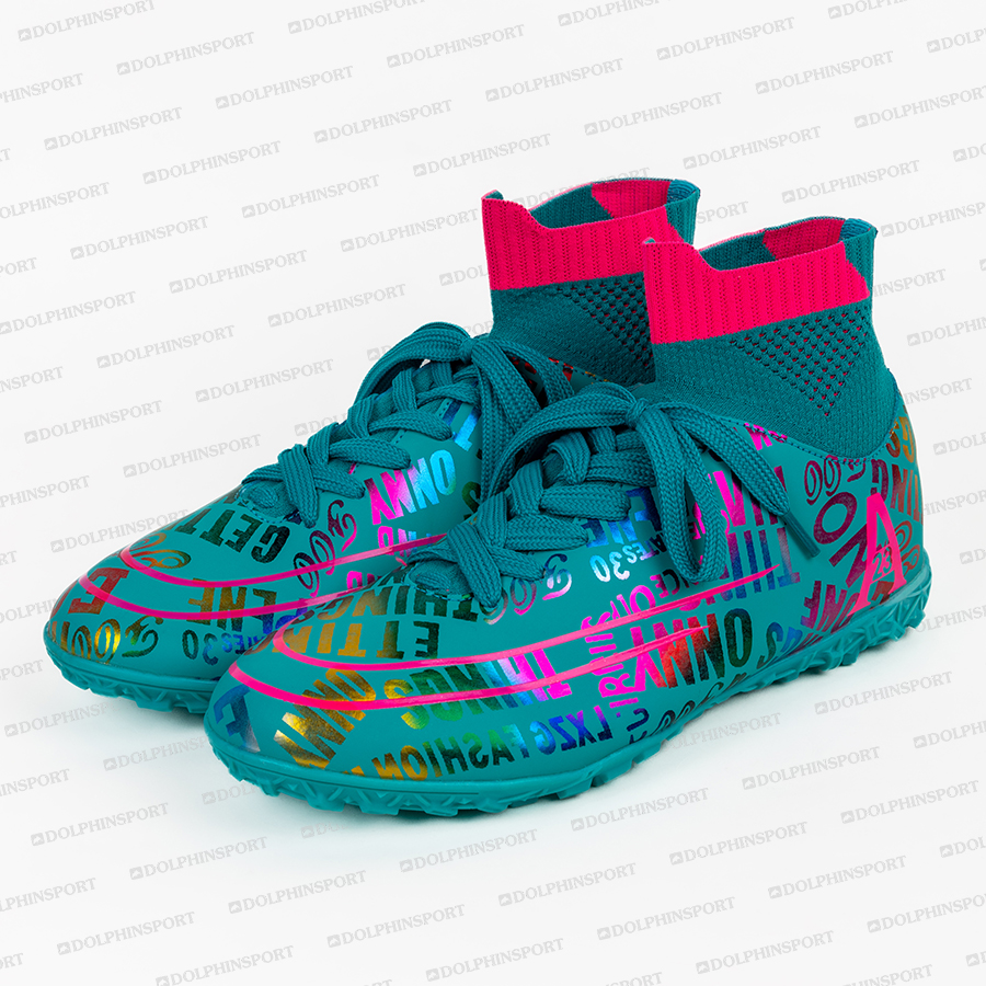 Бутсы футбольные KR-179 бирюзовый