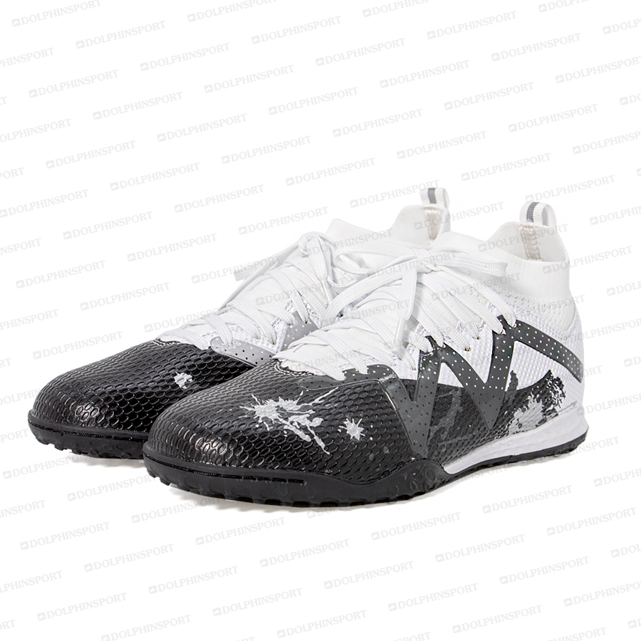 Бутсы футбольные KR-193 черно-белые