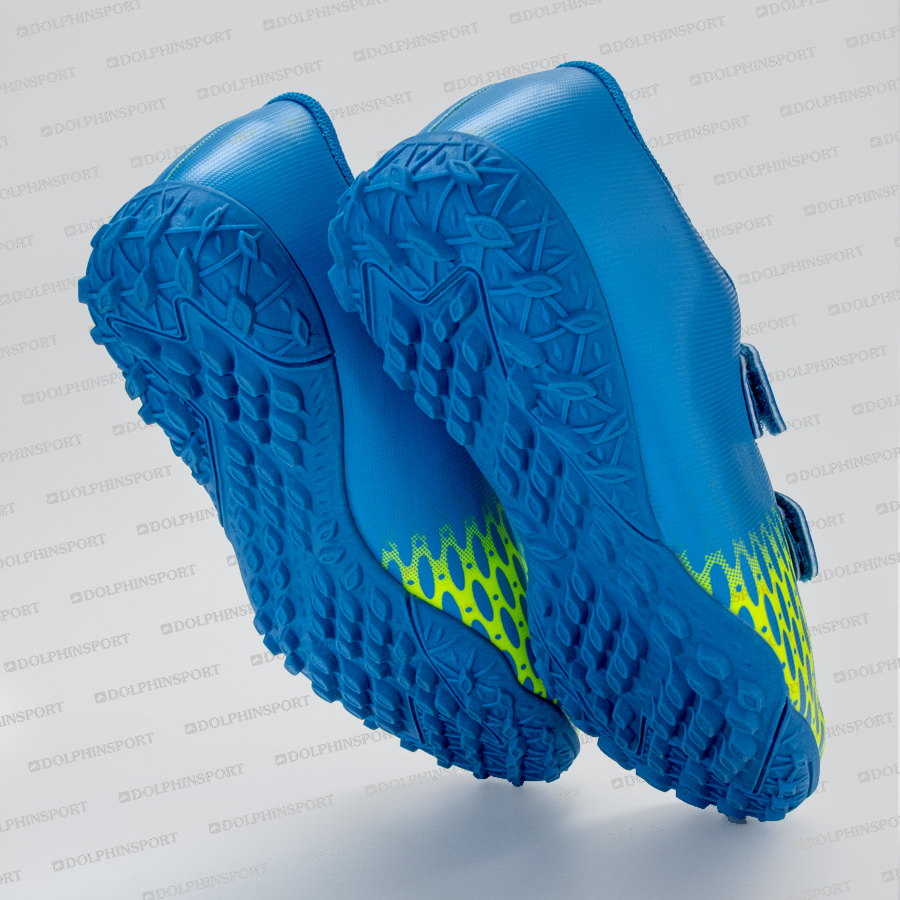 Бутсы футбольные KR-183 сине-зеленый