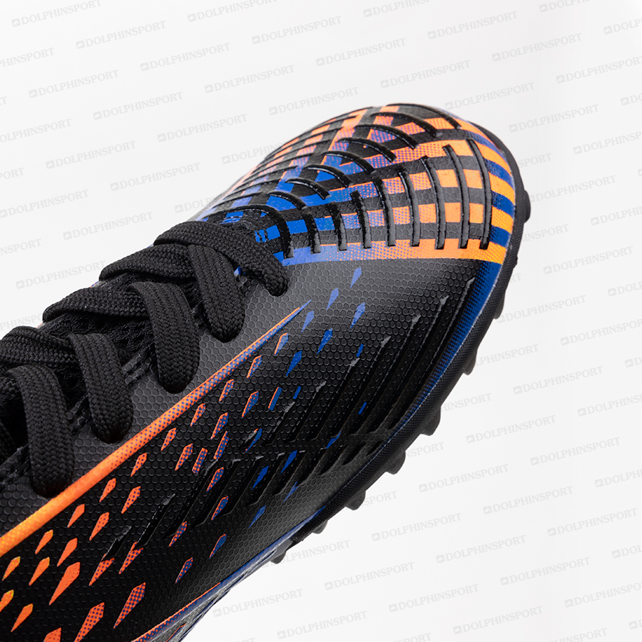 Бутсы футбольные KR-157 черно-оранжевый