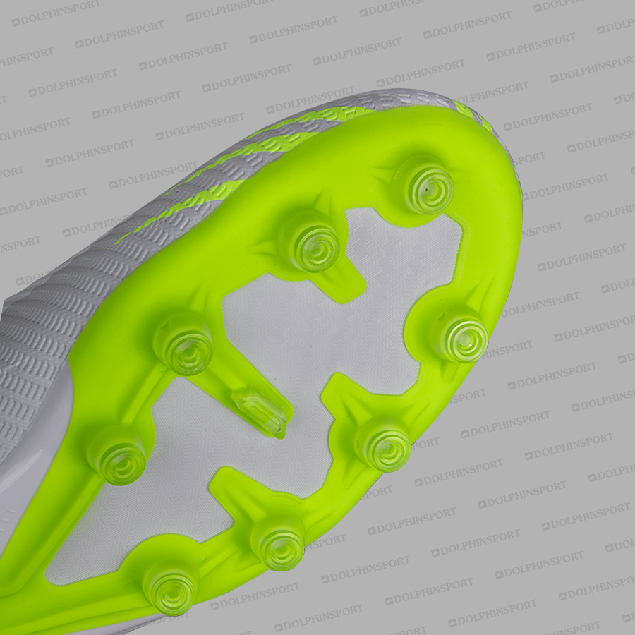 Бутсы футбольные KR-207 бело-зеленые