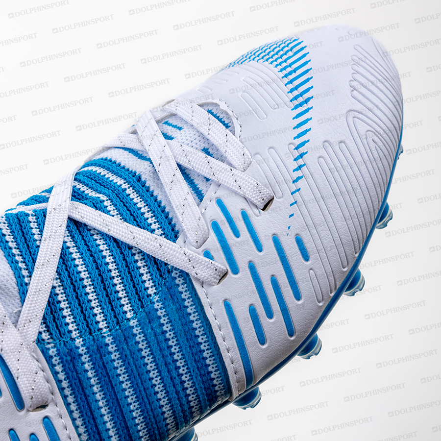 Бутсы футбольные KR-177/2 бело-голубой