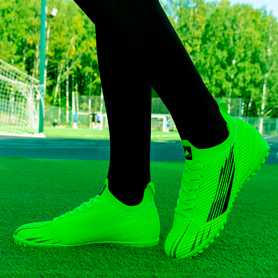 Бутсы футбольные KR-200 зеленые