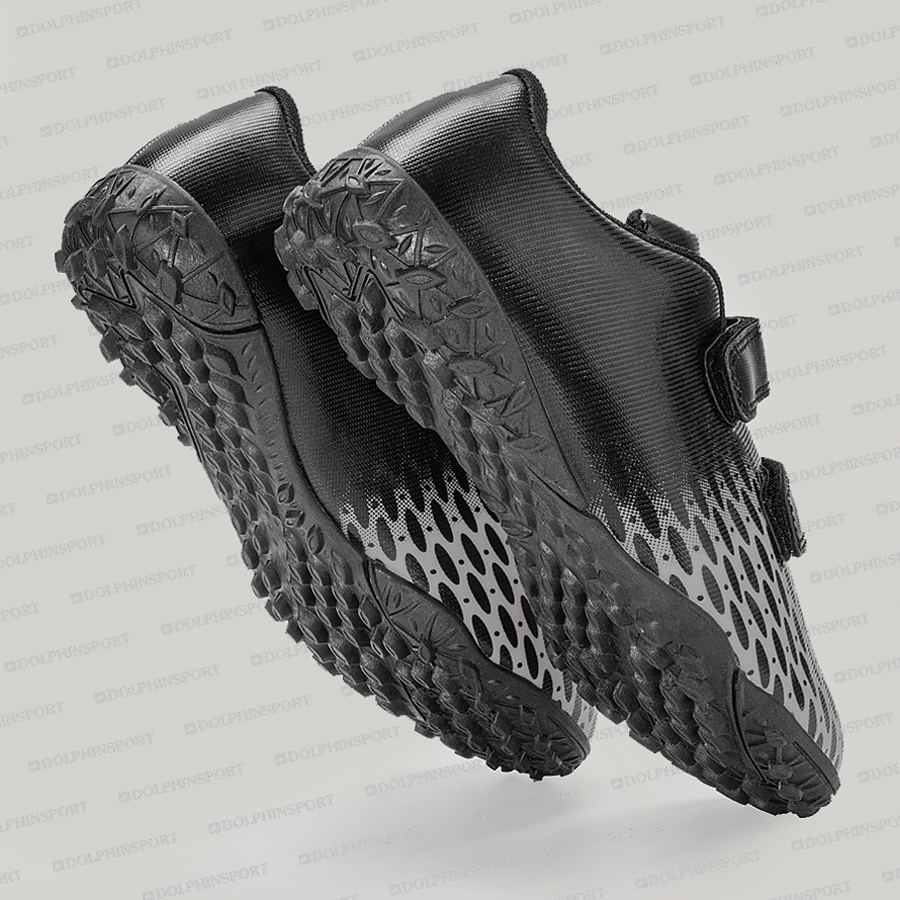 Бутсы футбольные KR-183 черно-серые