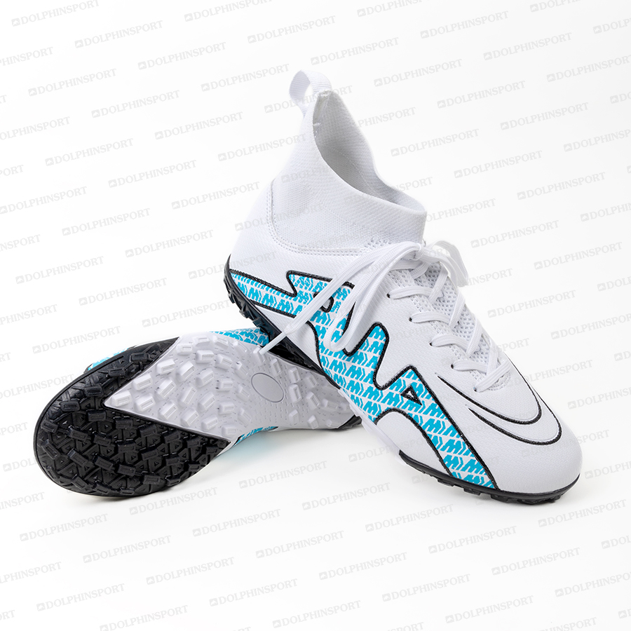 Бутсы футбольные KR-160 бело-синий