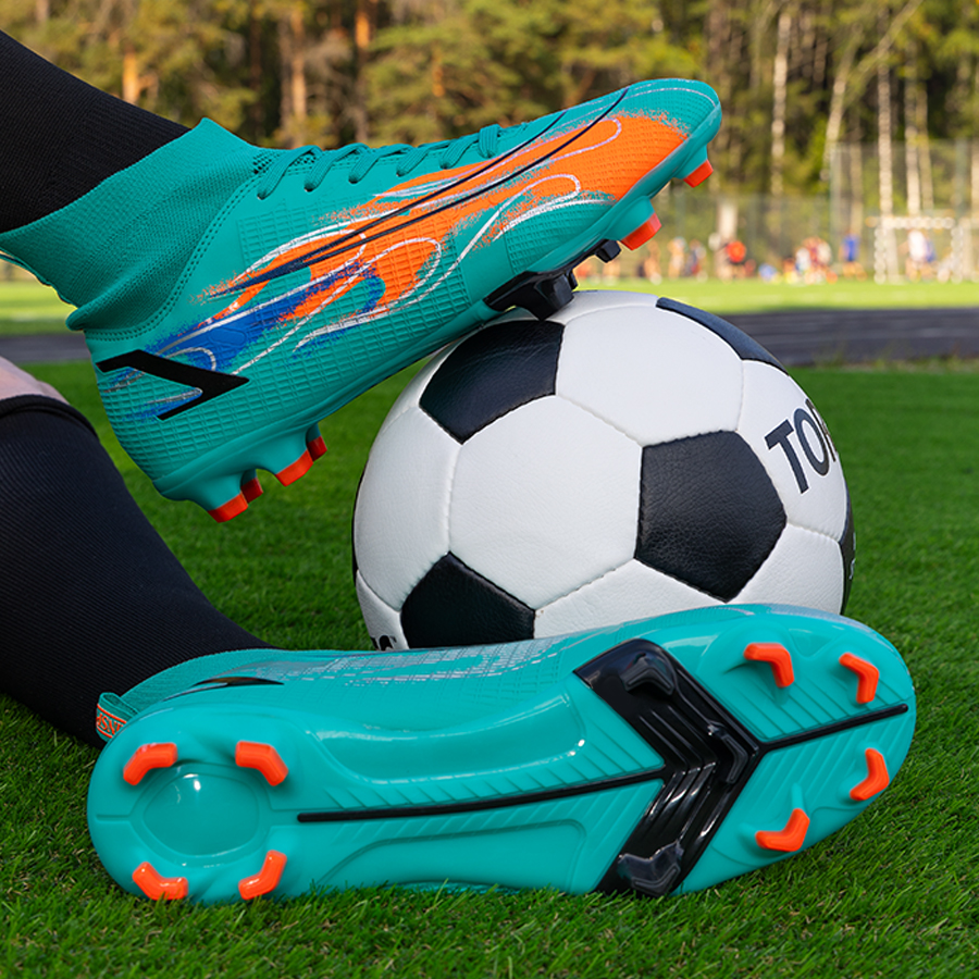 Бутсы футбольные KR-141/2 бирюзовый