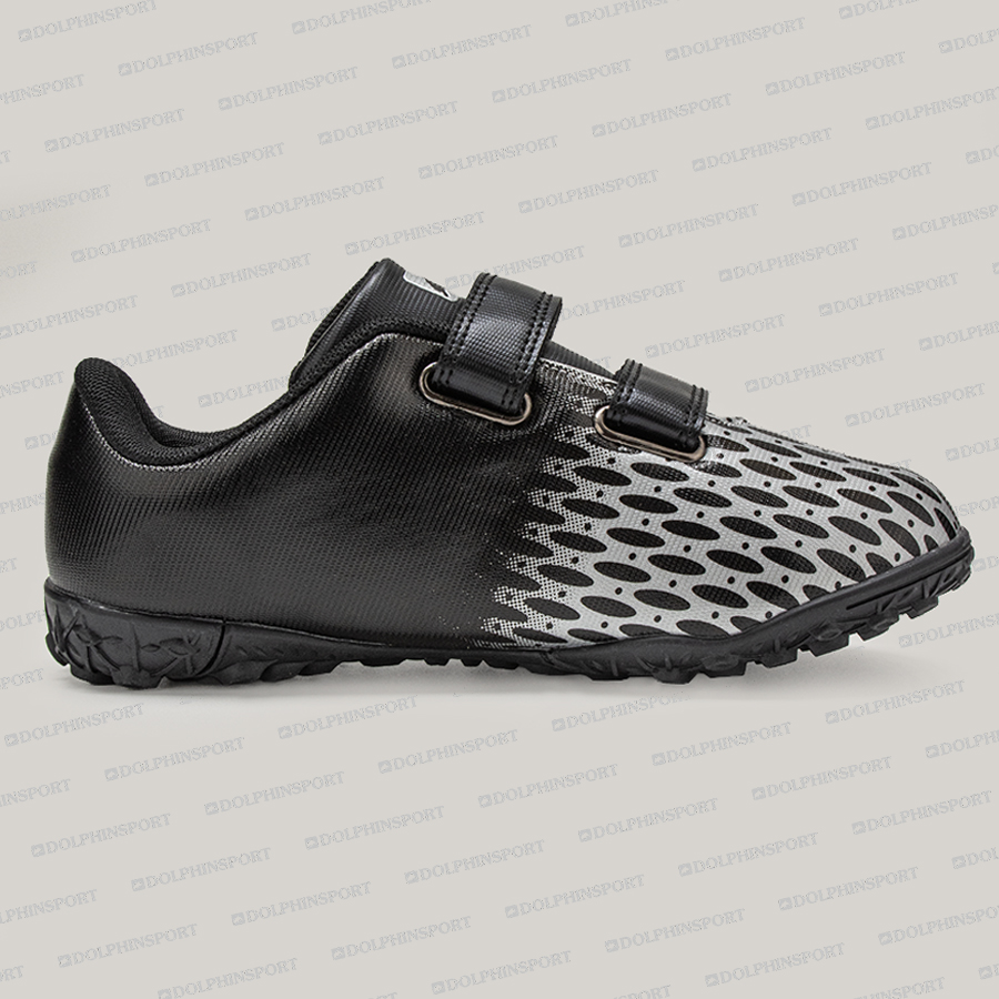 Бутсы футбольные KR-183 черно-серые