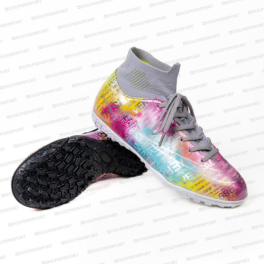 Бутсы футбольные KR-178 черный-белый