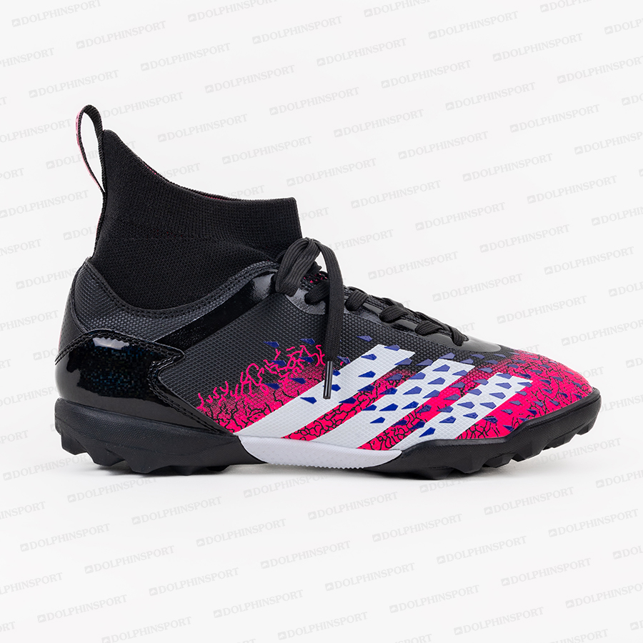 Бутсы футбольные KR-180 черно-розовый