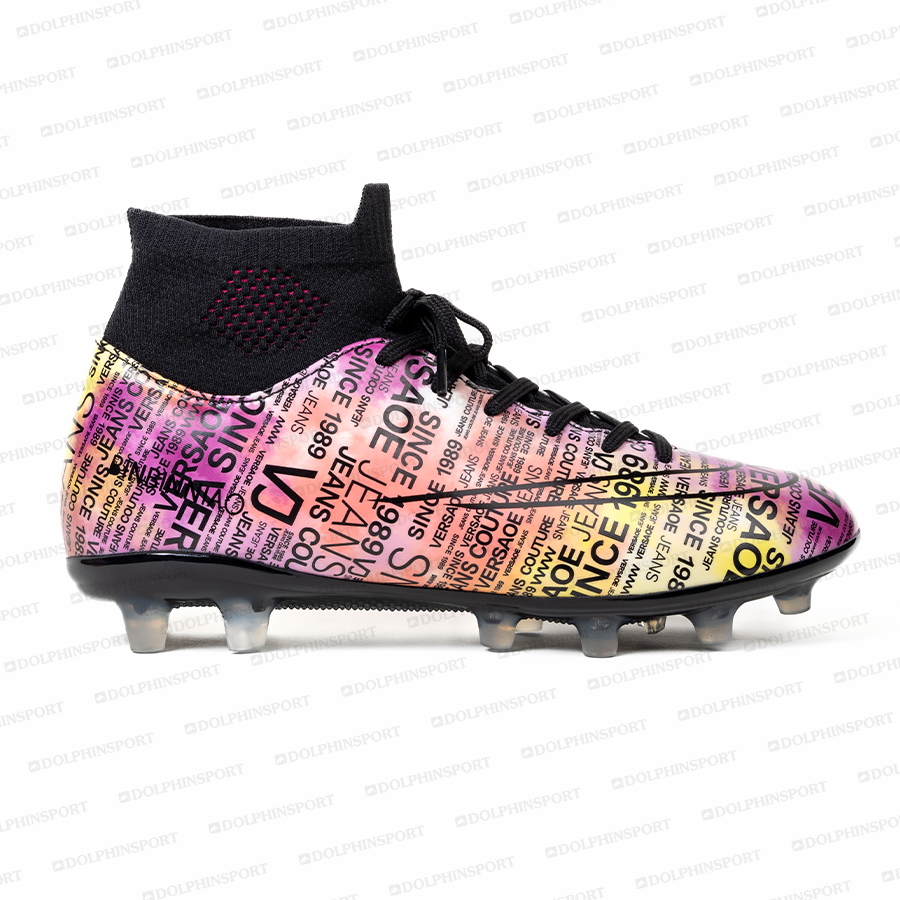 Бутсы футбольные KR-178/2 черный-белый